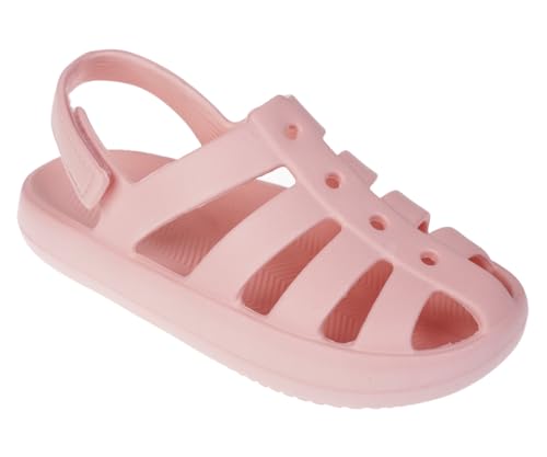 Image of Foamwalk Girl's EVA Slides Fisherman, Buckle Clogs Kids Cloud Slides - Slip On Sandals for Girls Toddler /Little Kid /Big Kid