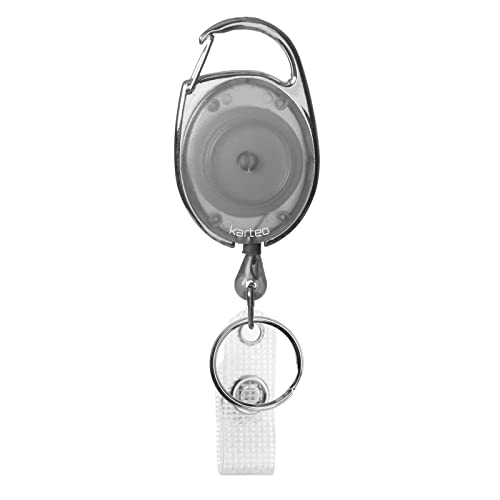 Karteo® Supporto per documento a yoyo, con clip