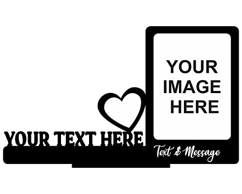 Customized Table Top Photo Frame With Name | Best Gift for Birthday, Friend, Brother, Sister, Boyfriend, Girlfriend, Husband, Wife, Parents, Raksha Bandhan, Teacher's Day, Karwa Chauth, Valentine's Day & Return Gift |