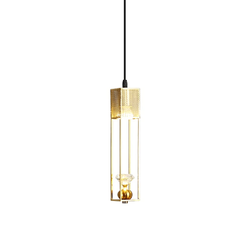 Lámpara de techo de cristal con encanto rosa y oro para iluminar momentos felices en familia