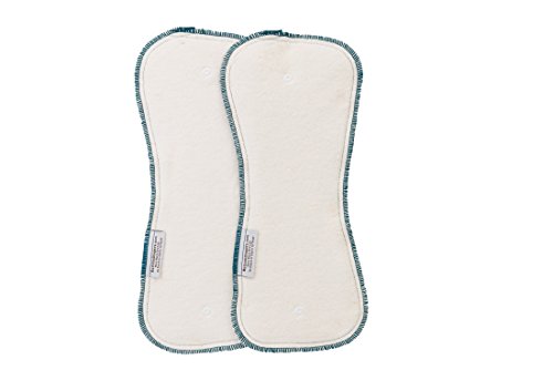 Image of Buttons Hemp/Organic Cotton Diaper Inserts - Nighttime - 2 Pack (Large)