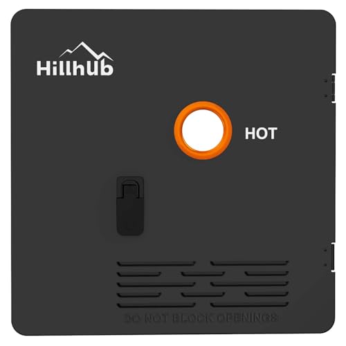 Image of Hillhub 18 x 18 Inches RV Water Heater Black Door (ONLY DOOR). Door Kit for Hillhub RV Water Heaters, Electrolytic Plate, Electrostatic Powder Coating Technique