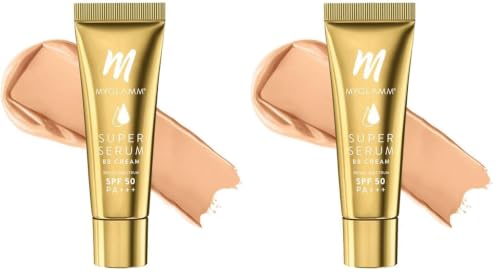 Image of MyGlamm Light All Skin Super Serum BB Cream - 201 Pine - 30gm | with SPF 50 & Hyaluronic Acid | 24 Hr Long Lasting & Hydrating (Pack of 2)