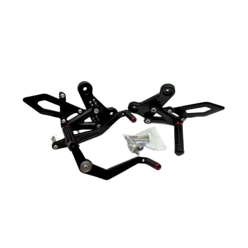 Repose-pieds arrière réglables pour moto CFMOTO 675SR et 675NK, supports noirs