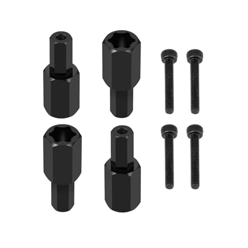 Adaptateurs hexagonaux 5mm anti-renversement pour crawler WPL C24 C34 kit élargisseur de voie 1/16