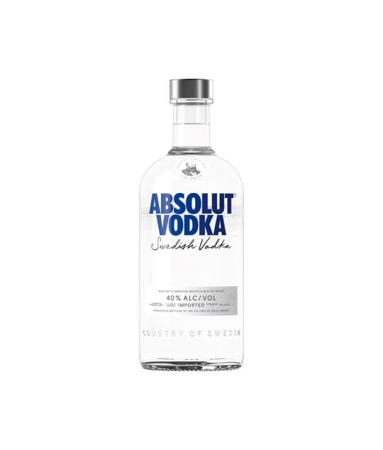 Absolut Vodka Original 40% vol., Schwedischer Premium Wodka, 6er Sparpack, 6 x 0,7 Liter
