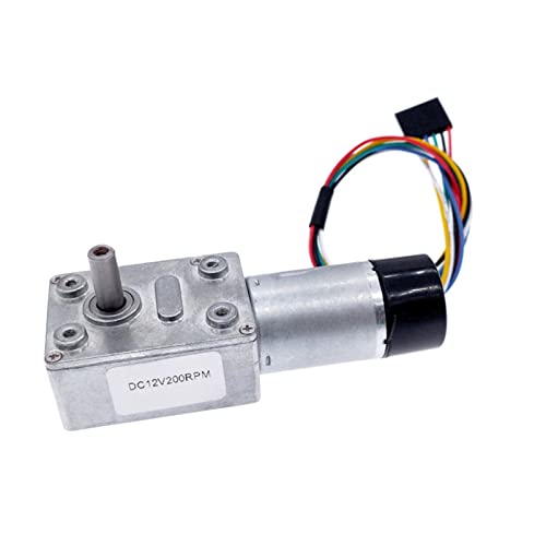Motor de CC ZGY370EC de alto torque 12V con codificador 11PPR