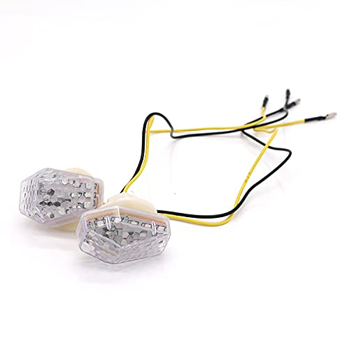 Motorcycle LED Turn Signal Light Indicator Mount Flush Blinker For Suzuki GSX-R600 700 1000 DL650/1000 Bandit 600S 1200S 1250S (Clear Lens)