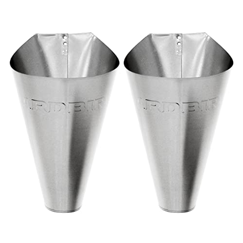 Yardbird Large Poultry Restraining Cones, 2-Pack, Fits Poultry 6-12 Pounds, Galvanized Steel Material, Integrated Mounting Hole, Easy to Clean, 43649