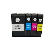 VVHKMSIL Cartuccia a inchiostro da 932xl 933xl Compatibile con modelli di stampante Office Jet 6100 6600 6700 7110 7510 7512 7610 7612