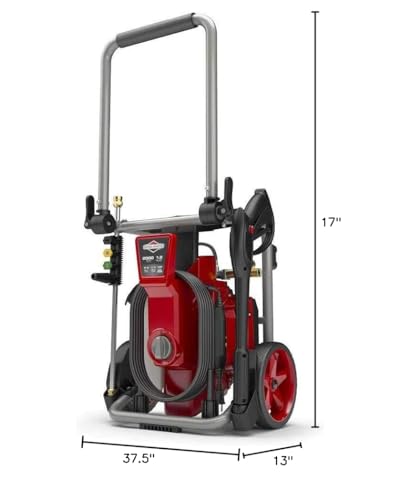 Briggs & Stratton 020681 2000 PSI, 1.2Gpm Electric Pressure Washer, 2000 PSI, 1.2 GPM, Red/Gray/Titanium - Image 7