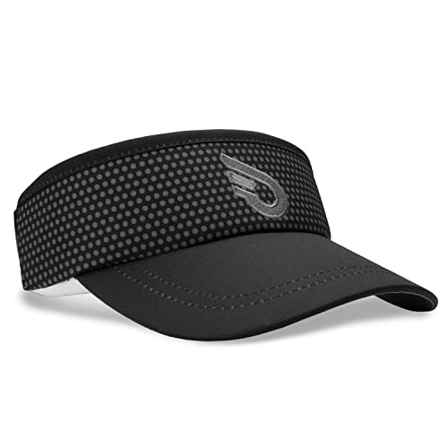 Headsweats Lightweight Performance Running Sun Visor, Dots Black, One Size #TOP3