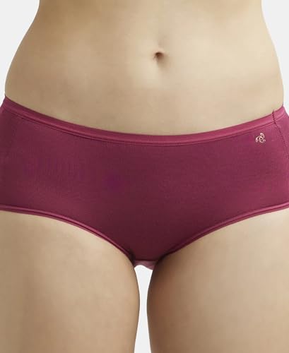 Image of Jockey 1809 Women Full Coverage Micro Modal Elastane Stretch Full Brief with Exposed Waistband and StayFresh Treatment