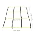 Kisangel Football Ladder: Nine-Square Agility Ladder for Soccer Training - Athletic Speed Training Tool for Footwork - Football Agility and Fitness Workouts Supply