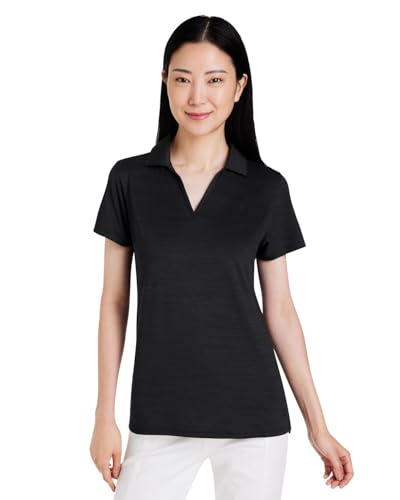 PUMA Polo Cloudspun Coast textile premium noir chiné taille S