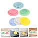 SHERCHPRY 6pcs Silicone Suction Cups for Bowls Plates Double-Sided Suction Pads for Tableware Nonslip Attachment for Seniors