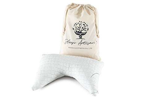Sleep Artisan - Camping and Travel Pillow - Natural Latex Adjustable Small Pillow