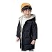 EnJoCho Baby Toddler Boys Girls Winter Jacket Coat Warm Clothes 2-10Years Old Kids Fashion Long Sleeve (Black-A#bv, 5-6 Years)