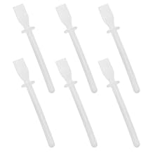 White Plastic Glue Applicator Glue Applicator Plastic Spatula Disposable Mixing Tool Silicone applicator Applicator 6PCS