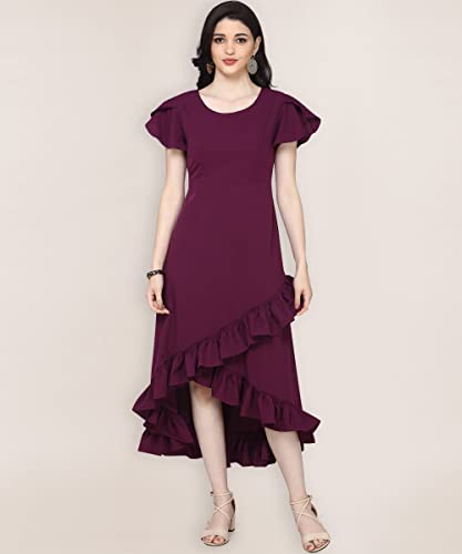 Image of QIQI Women's Crepe A-Line Maxi Casual Dress