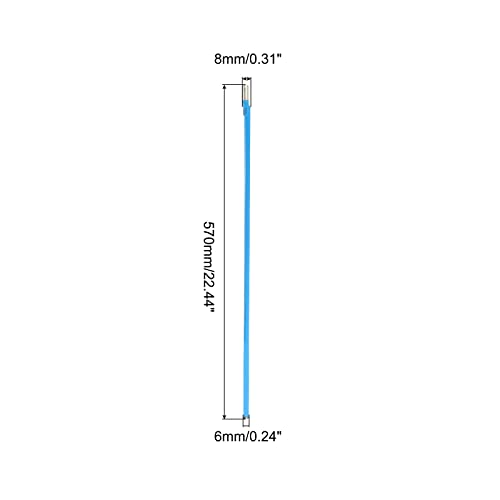 PATIKIL Two Way Rod Type Guitar Rod Acoustic Guitar Tools 570mm Steel with L-Wrench for Electric Bass Guitar - Image 2