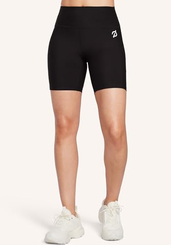 Peloton Cadent High-Rise Pocket Biker Shorts (Black, X-Small), Women's Shorts, Breathable & Moisture-Wicking Fabric, 7" Inseam, Compression Activewear for Women, Workout Shorts, Gym Shorts
