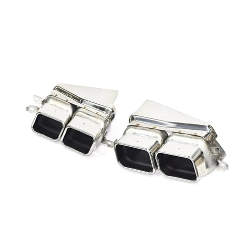 Embout silencieux d'échappement haut de gamme pour BMW F01 F02 finition acier brossé rigide automobile