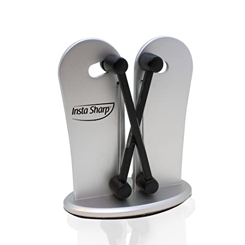 DIRECT TV OUTLET Insta Sharp Original Visto en TV Afilador de Cuchillos con Sacapuntas independientes Afilado profesional - Afilar cuchillos de Cocina, Caza, Pesca y de Bolsillo
