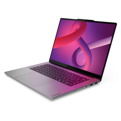 Image of Lenovo Yoga Pro 7i Laptop, Intel Ultra 7-356H, 32 GB LPDDR5X RAM, 2 TB PCIe SSD, 15.3 inch 3K (2560x1600) OLED Touchscreen, Nvidia G-Force RTX 5050, Backlit Keyboard, W11 Pro, Luna Grey + Traix Mousepad