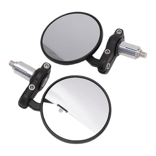 Espejos retrovisores para motocicleta con ajuste universal de 22 mm y alta resistencia 4