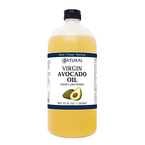 Zatural Virgin 100% Pure Natural Avocado Oil Without Additives, Clean, Cold Pressed, Non-Gmo, Vegan: For Cooking, Frying, Baking And For Sauces, Dressings, Marinades, Salads (32 Ounce) #TOP1