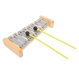 Vaguelly Xilófono Montessori Notas para Instrumento de Percusión Duradero Madera Sonido y Portátil para Educación Temprana y Grupo