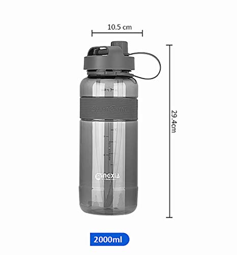 Tasse à eau en plastique grand format pour hydratation quotidienne