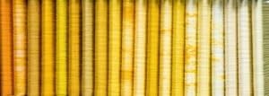 River Silks Mustards Collection - 4mm Silk Ribbons