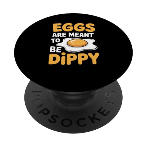 Les œufs sont Faits pour être dippy Funny Pittsburgh Food Yinzer PopSockets PopGrip Adhésif