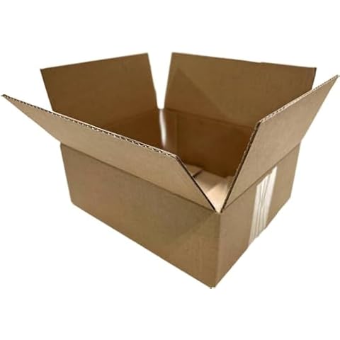 GeRRiT 100 8x6x4 Cardboard Paper Boxes Mailing Packing Shipping Box Corrugated... Cover
