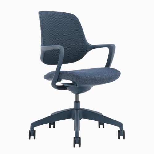 Desky Evoque Low Back Office Chair Blue Review