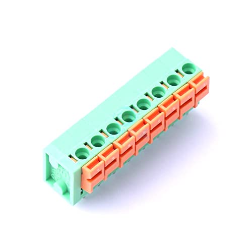 2 Pcs Pins per Row: 8 -Rows: 1 5.08mm Spring-Type Terminal P=5.08mm 5.08mm DB142V-5.08-8P