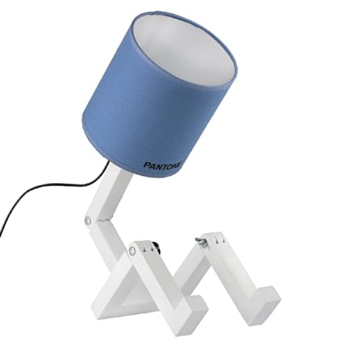 Lampe de Table Wally Homemania E27 45cm en Bois et Métal