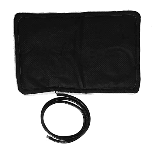 Lettino riscaldato per animali domestici Tappetino riscaldante USB resistente ai morsi elettrici Tappetino riscaldante termostatico per cani Gatti Pile artico comfort invernale (M)