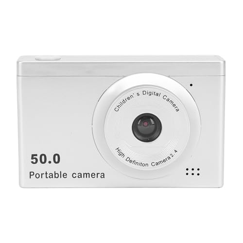 Fotocamera Digitale HD 1080P per Vlogging da 50 MP con Zoom 8X Doppia Anteriore Posteriore Tascabile Compatta con Schermo da 2.4