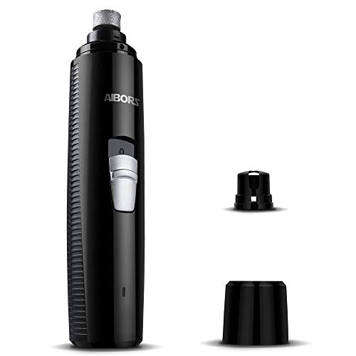 AIBORS Dog Nail Grinder - 2 Speed Painless Electric Pet Nail Trimmer Grooming Kit for Small Medium Large Dogs Cats, Portable & Rechargeable Pet Nail Clipper