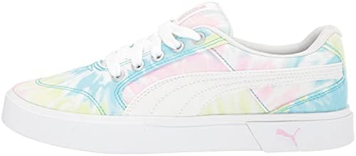 PUMA C-Rey Sneaker, Pink-Lady White-Sharp Green, 7 US Unisex Big Kid | Image 7