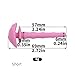 Men's Protective Cage Accessories Lightweight Hollow Tube Fitness Fixed Support Tool-ushlM44 (Pink, Short)