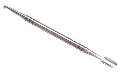 Premium Quality Stainless Steel Manicure/Pedicure Cuticle Pusher & Trimmer By VAGA