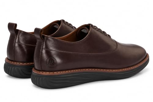 Image of Legwork Crossover Oxfords 2.0 - Italian Leather Hybrid Dress Shoes with Extralight Rubber Outsole | Ultra-Lightweight & Comfortable Oxford Wingtip | All Elegance
