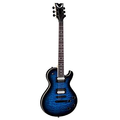 Dean Thoroughbred X Quilt Maple Electric Guitar, Trans Blue Burst