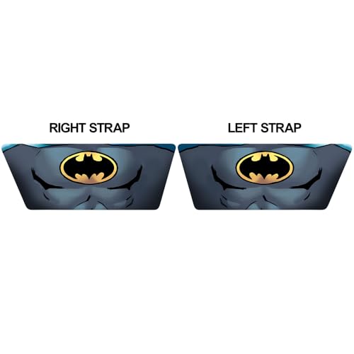 Batman Costume Unisex Adult Slides Adjustable Flip Flop Sandals Officially Licensed Hypd Slydr Switch™2