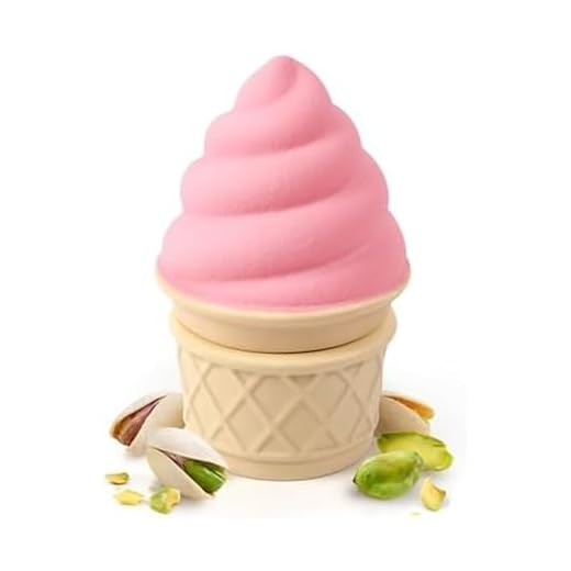 Fred Spice Ice Cream Shaped Herb Grinder - Ceramic Herb Prep Tool for Fresh Herbs & Botanicals, Compact Kitchen Gadget & Giftable Culinary Accessory for Flavor Grinding Fun