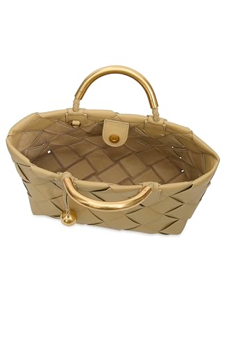 Bolso Frankie Woven Mini Tote miniatura 3